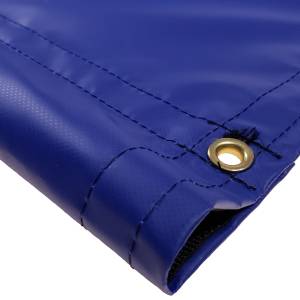 Custom Size Gym / Basketball Court Curtain Divider Tarp Mesh Top with Vinyl Bottom