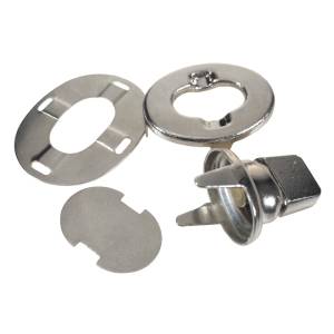 DOT Turn Button Fasteners - 4pc kit with 2 Prong Stud, Clinch Plate, 4 Prong Eyelet, and Washer