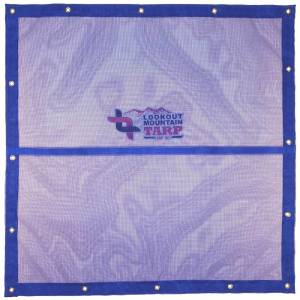 Custom UV Shade Cloth Tarp Cover  - 11oz Vinyl Coated Mesh 55% Solid