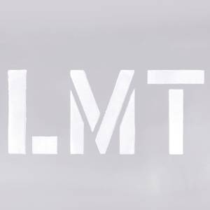 Stencil-lettering