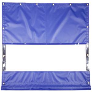 Custom Patio Curtain Tarp - 18oz Vinyl with 52" Clear Window