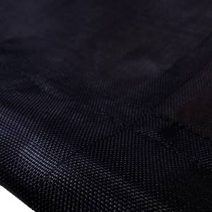 Custom Industrial Curtain Divider Tarp Cover - 7.5oz Closed Mesh 95% Solid Black
