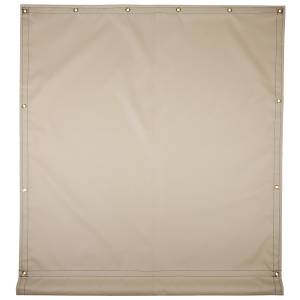 Custom Balcony Curtain Tarp - 18oz F/R Treated Vinyl Coated Polyester