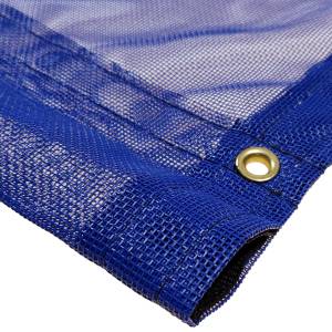 Custom Industrial Curtain Divider Tarp Cover - 11oz Vinyl Coated Mesh 55% Solid