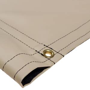 Custom Industrial Curtain Divider Tarp Cover - 22oz Solid Vinyl Coated Polyester
