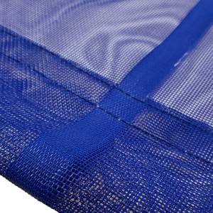 Custom Industrial Curtain Divider Tarp Cover - 11oz Vinyl Coated Mesh 55% Solid