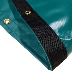 Custom Industrial Curtain Divider Tarp Cover - 14oz Solid Vinyl Coated Polyester