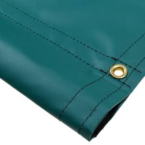 Custom Industrial Curtain Divider Tarp Cover - 14oz Solid Vinyl Coated Polyester