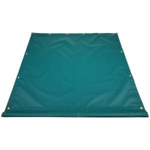 Custom Industrial Curtain Divider Tarp Cover - 14oz Solid Vinyl Coated Polyester