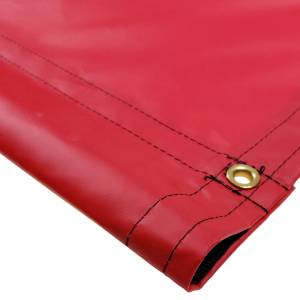 Custom Industrial Curtain Divider Tarp Cover - 18oz Solid Vinyl Coated Polyester