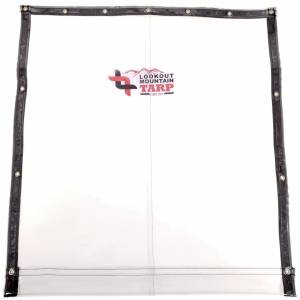 Custom Room Divider Curtain Tarp - 30 Gauge Double Polished Clear Vinyl