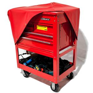 Custom Fitted Tool Box Tarp Cover - 18oz Vinyl Coated Polyester
