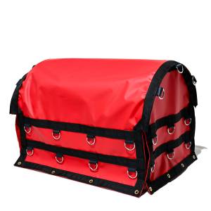 Coil Bag Truck Tarp with Chain Flaps for Rolled Steel on Flatbed Trailer